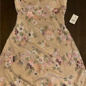 Windsor Strapless floral dress